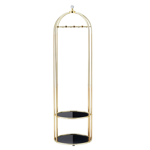 本心本来鸟笼衣帽架轻奢卧室落地置物架家用客厅挂衣架落地衣帽架