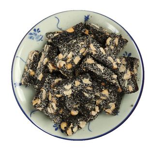 黑芝麻酥小吃零食糕点花生糖潮汕特产潮州酥糖芝麻花生酥黑芝麻糖