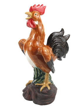 陶瓷风水吉祥物装饰品客厅大公鸡