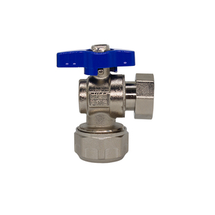 铜三角阀壁挂炉卡套1620×6分内丝活接角阀锅炉25铝塑管外牙球阀