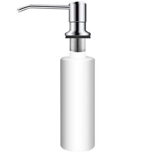 厨房水槽304不锈钢皂液器洗洁精瓶子按压瓶洗菜盆洗涤剂灵给皂器