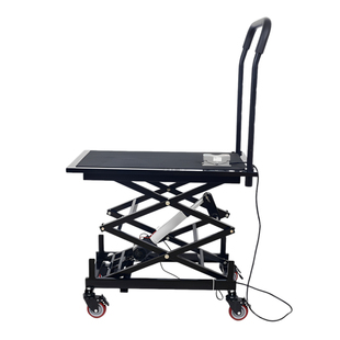 快速电动升降马凳移动式升降平台剪叉式折叠升降机室内装修推车