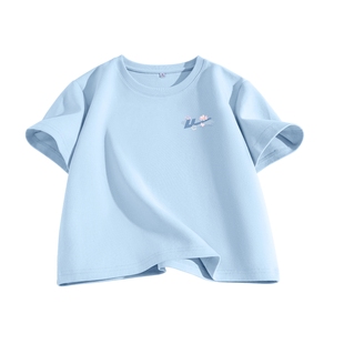 ZH回力纯棉短袖t恤女2025新款夏季爆款短款宽松显瘦小个子上衣女