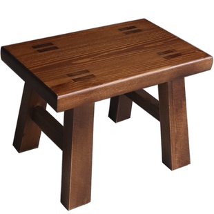 北欧圆凳实木头椅凳成人小凳子家用舞蹈茶几矮凳儿童方板凳餐桌凳