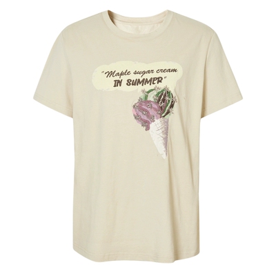 艾诺丝雅诗气质百搭纯棉T恤