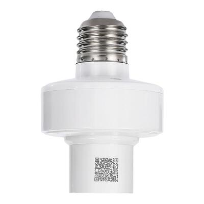 手机遥控灯座拧上就能用很方便