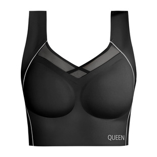 薄款运动内衣女透气加大码胖mm跑步健身瑜伽上衣背心夏季训练文胸