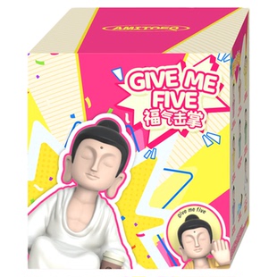 九木杂物社Fo了u福气击掌系列灵感力文创潮玩手办盲盒桌面摆件