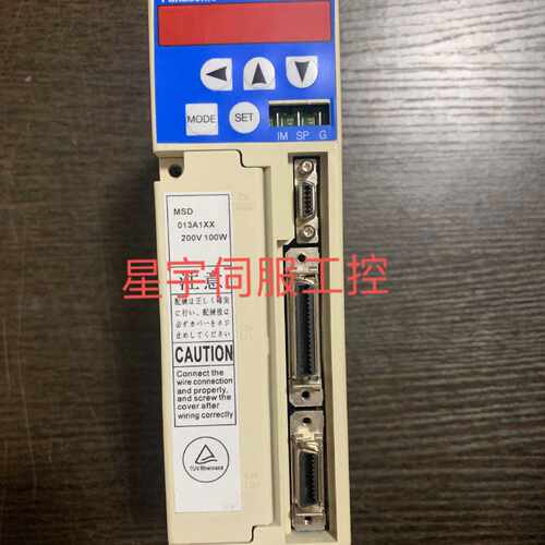 议价MSD013A1XX全新原装松下伺服驱动器质保一年现货供应欢迎询价