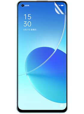 适用OPPO Reno6原装手机膜a5pro软膜reno7高清防刮reno14普通塑料膜reno8保护膜reno4se A95 K9通用原配贴膜