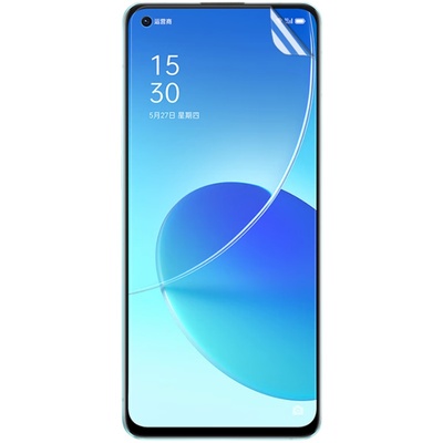 适用OPPO Reno6原装手机膜a5pro软膜reno7高清防刮reno14普通塑料膜reno8保护膜reno4se A95 K9通用原配贴膜