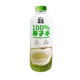 【1L】东边植造100%纯椰子水NFC果汁天然电解质水椰青椰汁纯椰汁