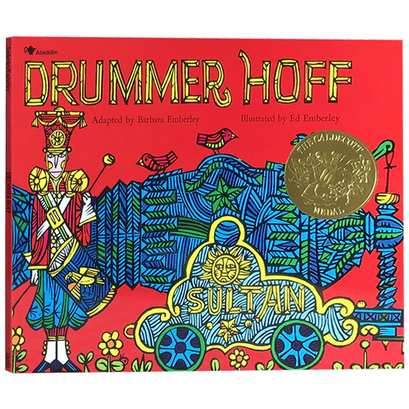 美国凯迪克金奖 英文原版绘本图画童书 Drummer Hoff 鼓手霍夫 儿童阅读英语训练辅导提升阅读能力故事图画正版进口书籍