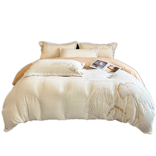 a类冬天牛奶绒四件套2025新款珊瑚绒加厚被套冬绒床单床笠款床品