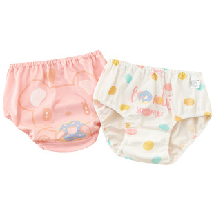 宝宝面包裤内裤a类纯棉儿童女童三角男童女孩短裤不夹屁屁底裤头