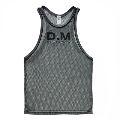 D.M男背心网眼时尚潮流运动夏季