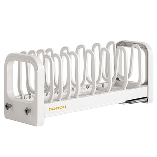 厨房置物架可调节伸缩橱柜内锅具厨具收纳放锅架托架台面锅盖架