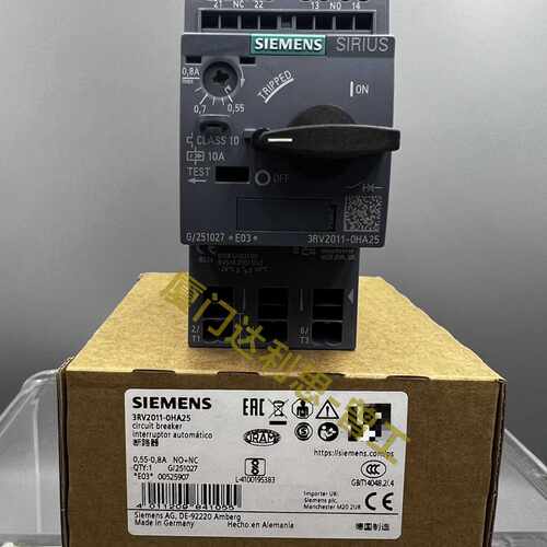 溢价-3RV2011-0HA25 塑料外壳式断路器#SI