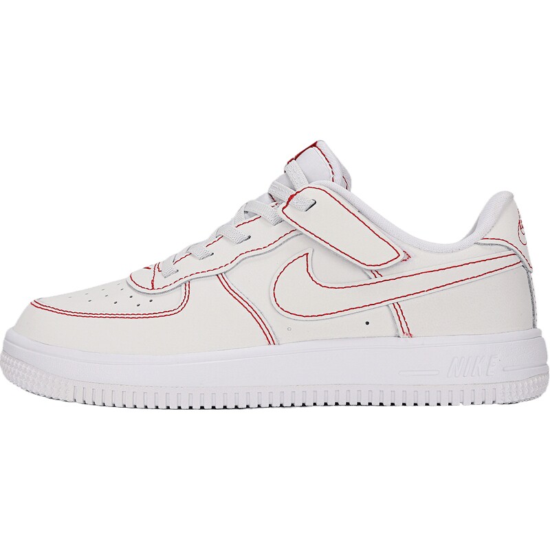 NIKE耐克小童FORCE 1 EASYON魔术贴小白鞋运动休闲鞋II7095-100