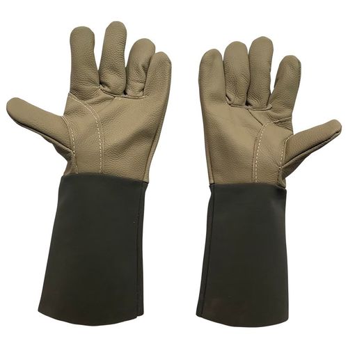 厂家货源一层皮革袖长电焊工厂用手套手套手套焊工劳保深色电焊