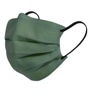 绿色医用外科口罩一次性医疗时尚高颜值女成人男潮款独立包装春季