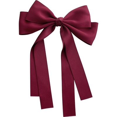 红色蝴蝶结发夹新年头饰