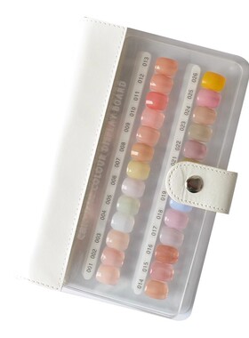 美甲活页收纳册亚克力展示板