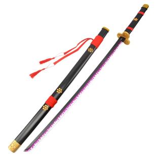 索隆刀三把刀黑刀秋水阎魔天羽羽斩 光月御田cos动漫道具武器木刀