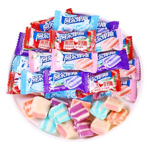 阿尔卑斯水果软糖散装香软牛奶混合口味婚庆喜糖年货零食水果糖果
