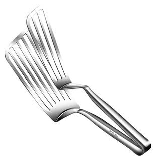 德国304不锈钢多功能煎鱼铲家用煎铲夹子煎饼铲子炸翻鱼煎鱼神器