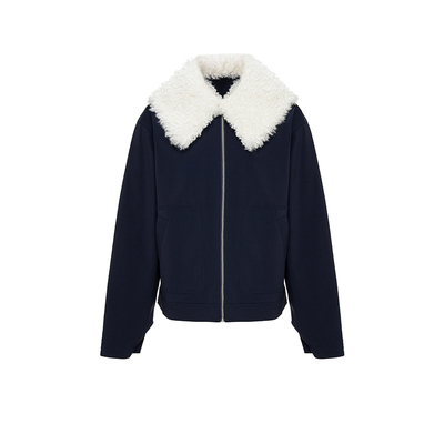 可拆卸毛领三防夹克外套男女同款