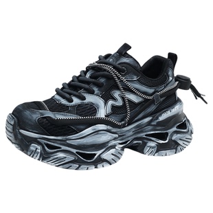 马克华菲鞋子男鞋2026新款秋冬季男士休闲鞋运动鞋增高老爹鞋男款