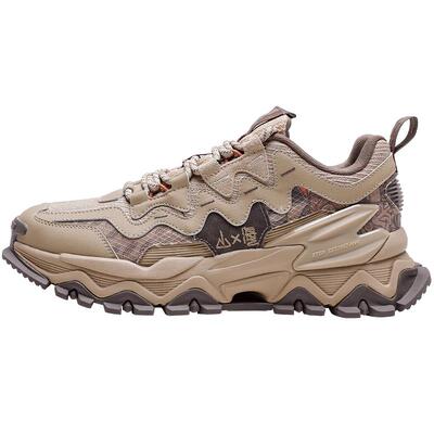 特步男鞋秋冬山海系列老爹鞋