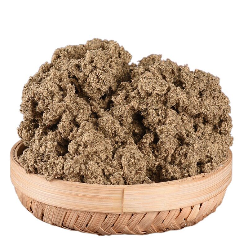 小帆艾绒3年陈纯手工石磨野生湖北蕲春艾条家用温经络灸薰艾灸绒