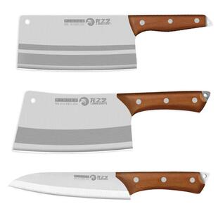 龙之艺家用菜刀加厚砍骨刀不锈钢切片刀厨房专用锋利中式刀具套装
