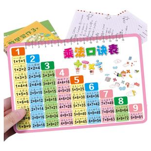 99小学九九乘法口诀表卡片一二年级上下册字识字表挂图拼音学习