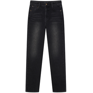 TeenieWeenie小熊女装牛仔裤秋冬季简约日常舒适修身小脚裤长裤