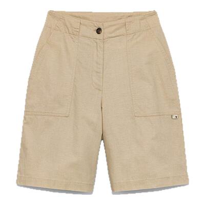 添柏岚官方女装亚麻短