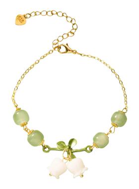 其它女合金水晶轻奢铃兰手链闺蜜