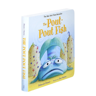 【现货】噘嘴鱼The Pout-pout Fish 0-3-6岁幼儿睡前安心故事绘本纸板书 英文原版 撅嘴鱼海底趣味冒险【善优童书】