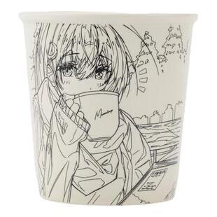 水月友希友希定制咖啡杯高颜值陶瓷杯水杯办公水杯