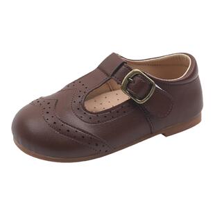 女童皮鞋复古英伦风圆头宝宝鞋甜美小众玛丽珍童鞋2026春秋儿童鞋