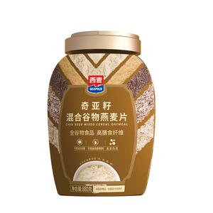 西麦燕麦片奇亚籽混合谷物燕麦片