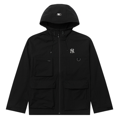 MLB正品男装女装梭织外套25新款户外宽松运动服休闲夹克3AWJB0554