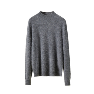 【天衣无缝】25秋冬新款羊绒羊毛拉毛半高领高级感慵懒风女羊毛衫