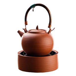 容山堂红泥砂铫壶急须壶围炉煮茶壶2025新款电陶炉烧水壶煮茶炉