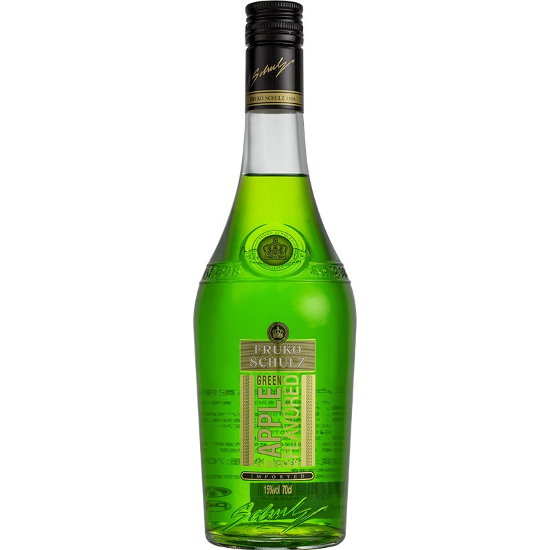進(jìn)口洋酒孚盧克沃樂瑞綠蘋果利口酒力嬌酒配制酒雞尾酒調(diào)酒基酒