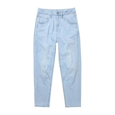 ABLEJEANS薄款中腰修身牛仔裤