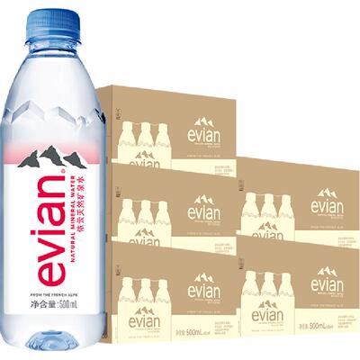 依云饮用天然矿泉水500ml×120瓶