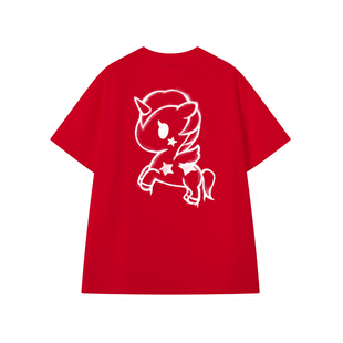 tokidoki26春夏新款圆领宽松短袖T恤时尚百搭潮流上衣男女同款